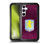 Head Case Designs Officially Licensed Aston Villa Football Club Distress 2024 Crest Designs Ultra-Armoured Shockproof Case [Military Grade Protection] Compatible With Samsung Galaxy A35 5G