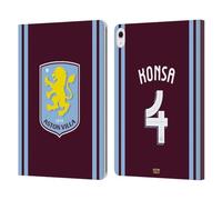 Head Case Designs Officially Licensed Aston Villa Football Club Ezri Konsa 2024/25 Crest Player Kit Leather Book Wallet Case Cover Compatible With Apple iPad Air 13 2024