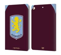 Head Case Designs Officially Licensed Aston Villa Football Club Home 2025/26 Crest Kit Leather Wallet Case Compatible With Apple iPad 9.7 2017 / iPad 9.7 2018