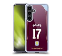 Head Case Designs Officially Licensed Aston Villa Football Club Jadon Sancho 2025/26 Players Home Kit 2nd Group Gel Case [Military Grade Protection] Compatible With Samsung Galaxy S24+ 5G