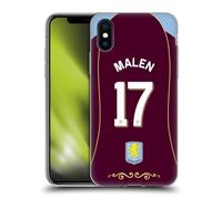 Head Case Designs Officially Licensed Aston Villa Football Club Jadon Sancho 2025/26 Players Home Kit 2nd Group Gel Case [Military Grade Protection] Compatible With Apple iPhone X/iPhone XS