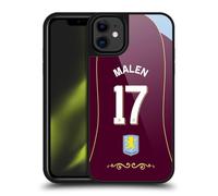 Head Case Designs Officially Licensed Aston Villa Football Club Jadon Sancho 2025/26 Players Home Kit 2nd Group Gel Armour Case [Military Grade Protection] Compatible With Apple iPhone 11