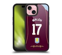 Head Case Designs Officially Licensed Aston Villa Football Club Jadon Sancho 2025/26 Players Home Kit 2nd Group Gel Armour Case [Military Grade Protection] Compatible With Apple iPhone 15