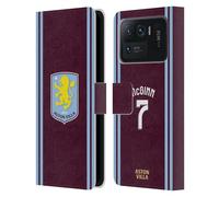 Head Case Designs Officially Licensed Aston Villa Football Club John McGinn 2024/25 Crest Player Kit Leather Book Wallet Case Cover Compatible With Xiaomi Mi 11 Ultra