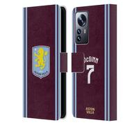 Head Case Designs Officially Licensed Aston Villa Football Club John McGinn 2024/25 Crest Player Kit Leather Book Wallet Case Cover Compatible With Xiaomi 12 Pro