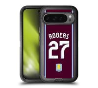 Head Case Designs Officially Licensed Aston Villa Football Club Morgan Rogers 2024/25 Crest Player Kit Ultra-Armoured Shockproof Case [Military Grade Protection] Compatible With Google Pixel 9 Pro XL