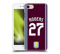 Head Case Designs Officially Licensed Aston Villa Football Club Morgan Rogers 2024/25 Crest Player Kit Hard Back Case Compatible With Apple iPhone 7/8 / SE 2020 & 2022