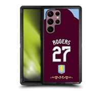 Head Case Designs Officially Licensed Aston Villa Football Club Morgan Rogers 2025/26 Players Home Kit Ultra-Armoured Shockproof Case [Military Grade] Compatible With Samsung Galaxy S22 Ultra 5G