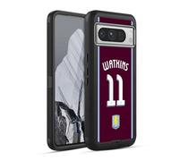 Head Case Designs Officially Licensed Aston Villa Football Club Ollie Watkins 2024/25 Crest Player Kit Ultra-Armoured Shockproof Case [Military Grade Protection] Compatible With Google Pixel 8 Pro