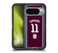 Head Case Designs Officially Licensed Aston Villa Football Club Ollie Watkins 2024/25 Crest Player Kit Ultra-Armoured Shockproof Case [Military Grade Protection] Compatible With Google Pixel 10 Pro XL