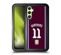 Head Case Designs Officially Licensed Aston Villa Football Club Ollie Watkins 2024/25 Crest Player Kit Ultra-Armoured Shockproof Case [Military Grade Protection] Compatible With Samsung Galaxy A34 5G