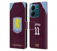 Head Case Designs Officially Licensed Aston Villa Football Club Ollie Watkins 2025/26 Players Home Kit Leather Wallet Case Compatible With Xiaomi Redmi 13C 4G