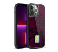 Head Case Designs Officially Licensed Aston Villa Football Club Oversized 2024 Crest Designs Gel Armour Case [Military Grade Protection] Compatible With Apple iPhone 13 Pro Max