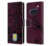 Head Case Designs Officially Licensed Aston Villa Football Club Oversized 2024 Crest Designs Leather Book Wallet Case Cover Compatible With Nothing Phone (2a)