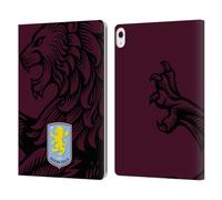 Head Case Designs Officially Licensed Aston Villa Football Club Oversized 2024 Crest Designs Leather Book Wallet Case Cover Compatible With Apple iPad Air 13 2024