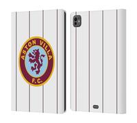 Head Case Designs Officially Licensed Aston Villa Football Club Retro 1982 2024 Crest Designs Leather Book Wallet Case Cover Compatible With Apple iPad Pro 11 M4 2024