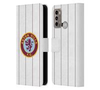 Head Case Designs Officially Licensed Aston Villa Football Club Retro 1982 2024 Crest Designs Leather Book Wallet Case Cover Compatible With Moto G60 / Moto G40 Fusion