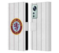 Head Case Designs Officially Licensed Aston Villa Football Club Retro 1982 2024 Crest Designs Leather Book Wallet Case Cover Compatible With Xiaomi 12