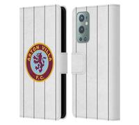 Head Case Designs Officially Licensed Aston Villa Football Club Retro 1982 2024 Crest Designs Leather Book Wallet Case Cover Compatible With OnePlus 9