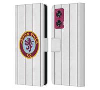 Head Case Designs Officially Licensed Aston Villa Football Club Retro 1982 2024 Crest Designs Leather Book Wallet Case Cover Compatible With Motorola Edge 50 Fusion
