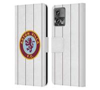 Head Case Designs Officially Licensed Aston Villa Football Club Retro 1982 2024 Crest Designs Leather Book Wallet Case Cover Compatible With Motorola Moto Edge 30 Fusion
