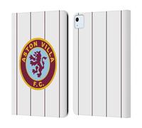 Head Case Designs Officially Licensed Aston Villa Football Club Retro 1982 2024 Crest Designs Leather Book Wallet Case Cover Compatible With Apple iPad Air 11 2020/2022/2024