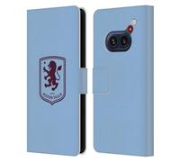 Head Case Designs Officially Licensed Aston Villa Football Club Villa Blue 2024 Crest Designs Leather Book Wallet Case Cover Compatible With Nothing Phone (2a)