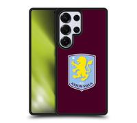 Head Case Designs Officially Licensed Aston Villa Football Club Villa Claret 2024 Crest Designs Gel Armour Case [Military Grade Protection] Compatible With Samsung Galaxy S25 Ultra