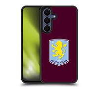 Head Case Designs Officially Licensed Aston Villa Football Club Villa Claret 2024 Crest Designs Gel Armour Case [Military Grade Protection] Compatible With Samsung Galaxy S25 FE