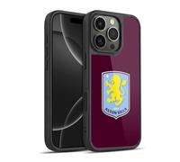 Head Case Designs Officially Licensed Aston Villa Football Club Villa Claret 2024 Crest Designs Gel Armour Case [Military Grade Protection] Compatible With Apple iPhone 16 Pro