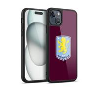 Head Case Designs Officially Licensed Aston Villa Football Club Villa Claret 2024 Crest Designs Gel Armour Case [Military Grade Protection] Compatible With Apple iPhone 15 Plus