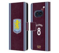 Head Case Designs Officially Licensed Aston Villa Football Club Youri Tielemans 2024/25 Crest Player Kit Leather Book Wallet Case Cover Compatible With Nothing Phone (2a)