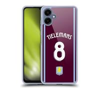 Head Case Designs Officially Licensed Aston Villa Football Club Youri Tielemans 2024/25 Crest Player Kit Gel Case [Military Grade Protection] Compatible With Samsung Galaxy A06 4G