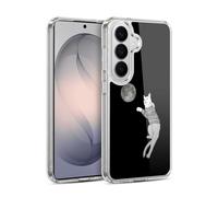 Head Case Designs Officially Licensed Barruf Cat-ch The Moon Animals Gel Case [Military Grade Protection] Compatible with Samsung Galaxy S26 and Compatible with MagSafe