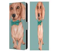 Head Case Designs Officially Licensed Barruf Dachshund, The Wiener Dogs Leather Wallet Case Compatible With Samsung Galaxy S25 FE