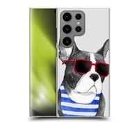 Head Case Designs Officially Licensed Barruf Frenchie Summer Style Dogs Hard Back Case Compatible With Samsung Galaxy S24 Ultra 5G