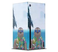 Head Case Designs Officially Licensed Barruf Sloth In Summer Art Mix Game Console Wrap Case Cover Compatible With Xbox Series X