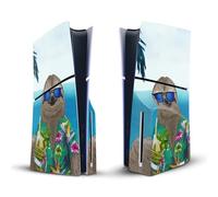 Head Case Designs Officially Licensed Barruf Sloth In Summer Art Mix Vinyl Sticker Gaming Skin Decal Cover Compatible With Sony PlayStation 5 PS5 Slim Disc Edition Console