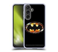 Head Case Designs Officially Licensed Batman (1989) Logo Key Art Gel Case [Military Grade Protection] Compatible with Samsung Galaxy S24 FE and Compatible with MagSafe
