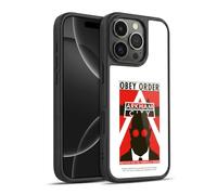 Head Case Designs Officially Licensed Batman Arkham City Hugo Strange Obey Order Graphics Gel Armour Case [Military Grade Protection] Compatible With Apple iPhone 16 Pro