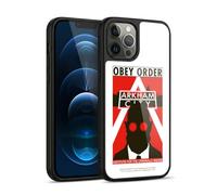 Head Case Designs Officially Licensed Batman Arkham City Hugo Strange Obey Order Graphics Gel Armour Case [Military Grade Protection] Compatible With Apple iPhone 12 Pro Max