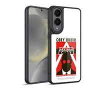 Head Case Designs Officially Licensed Batman Arkham City Hugo Strange Obey Order Graphics Gel Armour Case [Military Grade Protection] Compatible With Samsung Galaxy S25 Edge