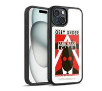 Head Case Designs Officially Licensed Batman Arkham City Hugo Strange Obey Order Graphics Gel Armour Case [Military Grade Protection] Compatible With Apple iPhone 15