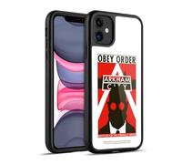 Head Case Designs Officially Licensed Batman Arkham City Hugo Strange Obey Order Graphics Gel Armour Case [Military Grade Protection] Compatible With Apple iPhone 11
