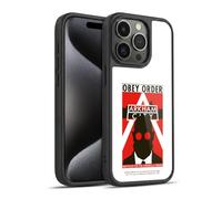 Head Case Designs Officially Licensed Batman Arkham City Hugo Strange Obey Order Graphics Gel Armour Case [Military Grade Protection] Compatible With Apple iPhone 15 Pro