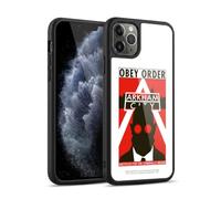Head Case Designs Officially Licensed Batman Arkham City Hugo Strange Obey Order Graphics Gel Armour Case [Military Grade Protection] Compatible With Apple iPhone 11 Pro Max