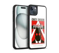 Head Case Designs Officially Licensed Batman Arkham City Hugo Strange Obey Order Graphics Gel Armour Case [Military Grade Protection] Compatible With Apple iPhone 15 Plus