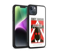 Head Case Designs Officially Licensed Batman Arkham City Hugo Strange Obey Order Graphics Gel Armour Case [Military Grade Protection] Compatible With Apple iPhone 14 Plus
