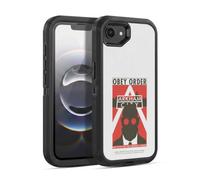 Head Case Designs Officially Licensed Batman Arkham City Hugo Strange Obey Order Graphics Ultra-Armoured Shockproof Case [Military Grade Protection] Compatible With Apple iPhone 16e / iPhone 17e