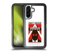 Head Case Designs Officially Licensed Batman Arkham City Hugo Strange Obey Order Graphics Ultra-Armoured Shockproof Case [Military Grade Protection] Compatible With Samsung Galaxy A36 5G